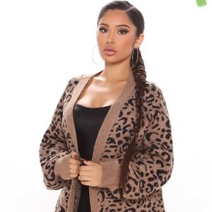 🎄🎁New Leopard Sweater Jacket
